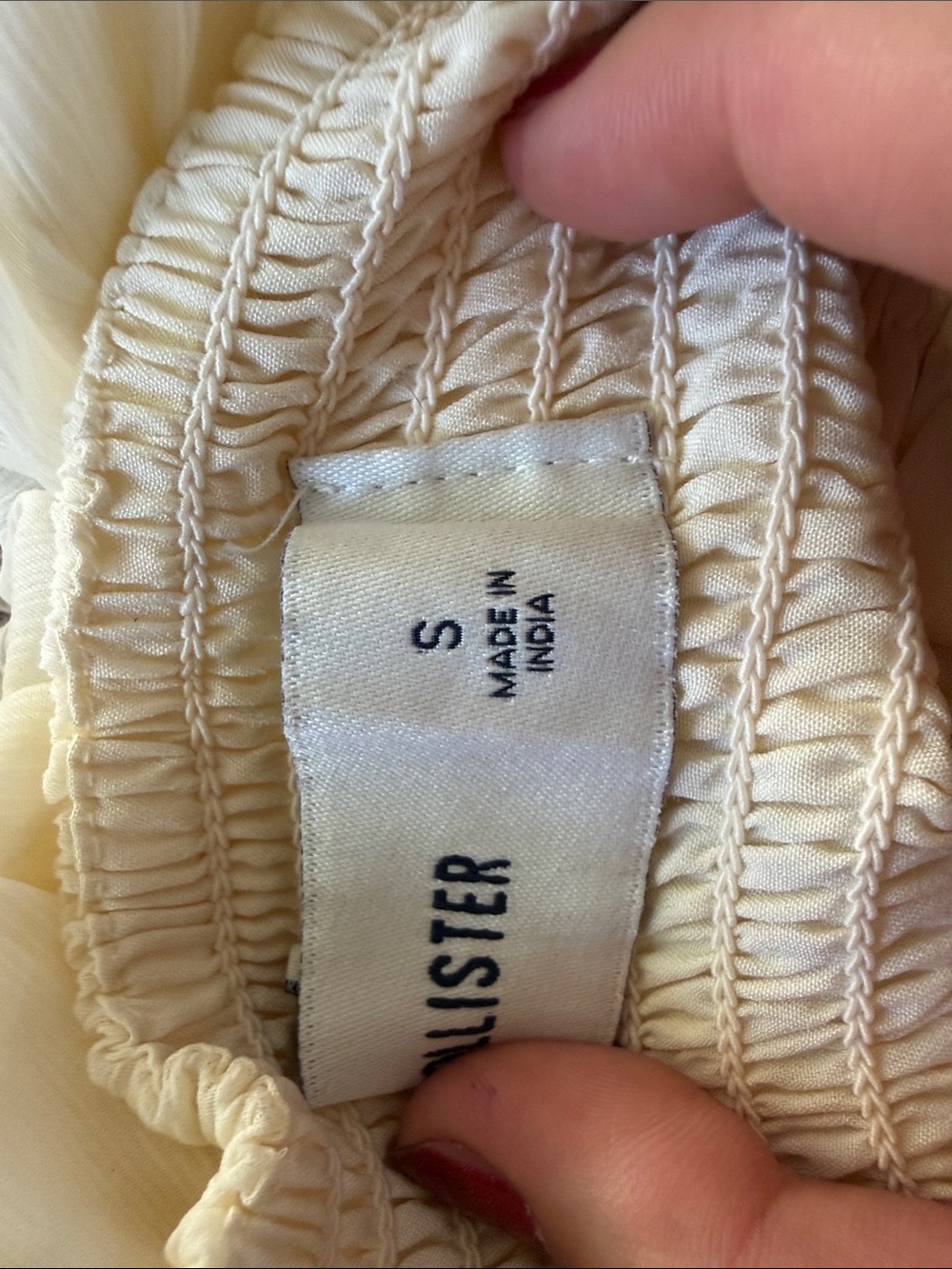 Hollister Embroidered Baby Doll tank - Picture 3 of 3
